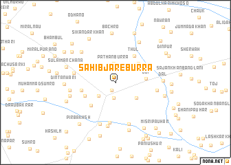 map of Sāhibjare Burra