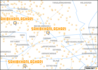 map of Sāhib Khān Laghāri
