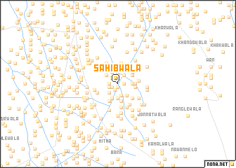 map of Sāhibwāla
