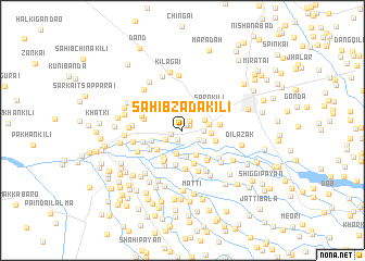 map of Sāhibzāda Kili