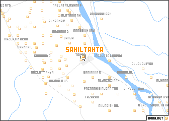 map of Sāḩil Ţahţā