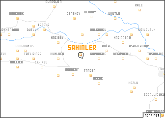 map of Şahinler