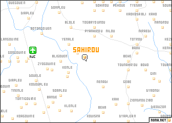 map of Sahirou