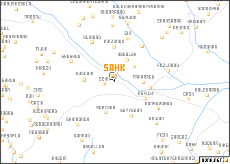 map of Sahk