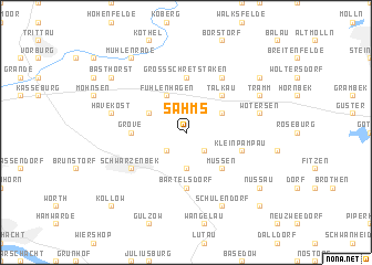 map of Sahms