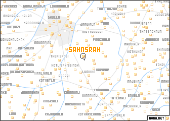 map of Sahnsrāh