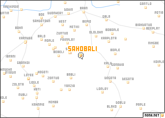 map of Sahobali