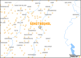 map of Sahot Badhāl