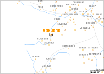 map of Sahuana