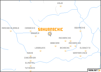 map of Sahuarachic