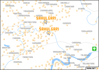 map of Sahŭlgari