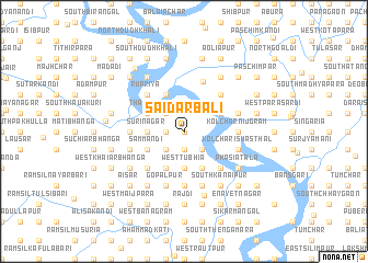 map of Saidarbāli