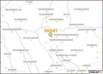 map of Saïdat