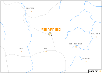 map of Sai de Cima