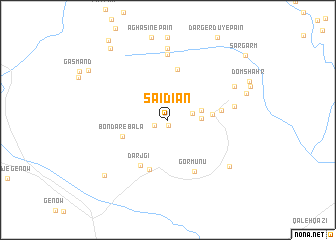map of Sa‘īdīān