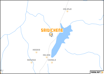 map of Saidi Chene