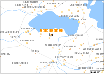 map of Saïd Mbarek