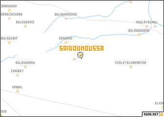 map of Said ou Moussa