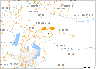 map of Saidpur