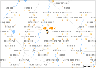 map of Saidpur