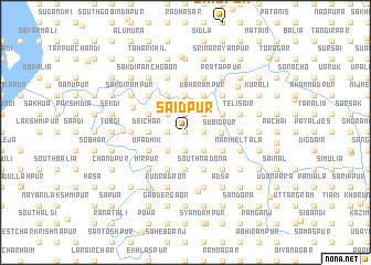 map of Saidpur