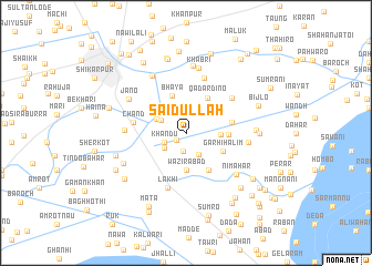 map of Saidullāh