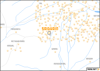 map of Saidwain