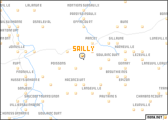 map of Sailly