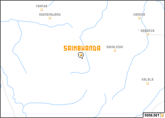 map of Saimbwanda