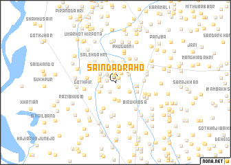 map of Sāīndād Rāho