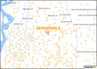 map of Saindarwāla