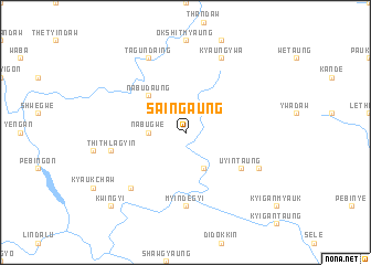 map of Saingaung