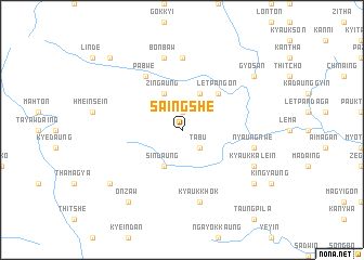 map of Saingshe