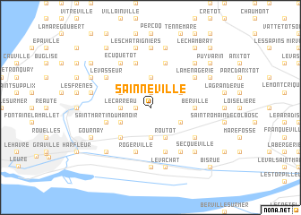 map of Sainneville