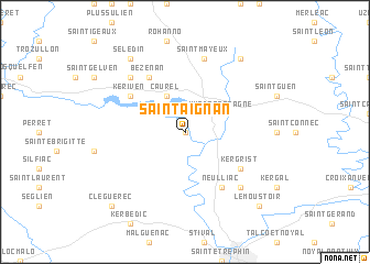 map of Saint-Aignan