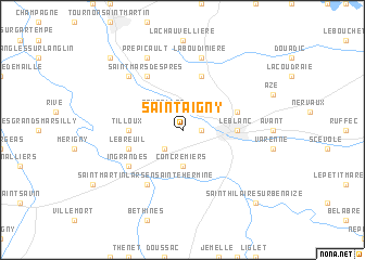 map of Saint-Aigny