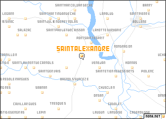 map of Saint-Alexandre