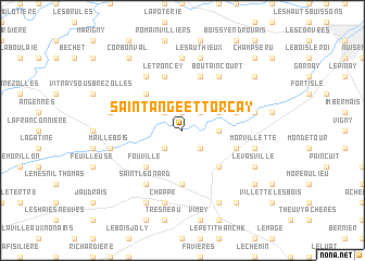 map of Saint-Ange-et-Torçay