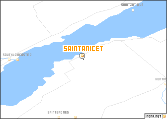 map of Saint-Anicet