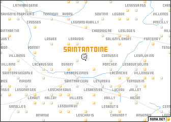 map of Saint-Antoine