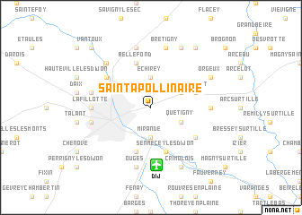 map of Saint-Apollinaire