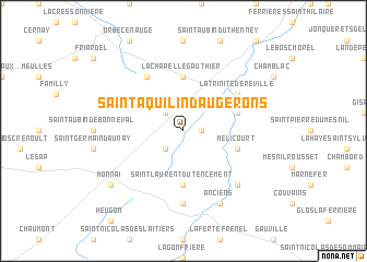 map of Saint-Aquilin-dʼAugerons