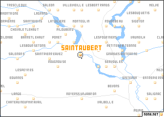 map of Saint-Aubert