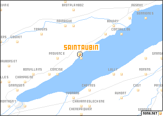 map of Saint-Aubin
