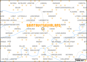 map of Saint-Avit-de-Vialard
