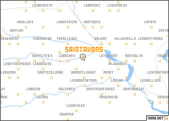 map of Saint-Avons