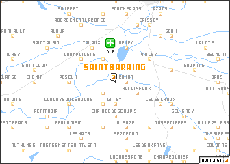 map of Saint-Baraing