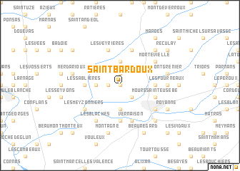 map of Saint-Bardoux