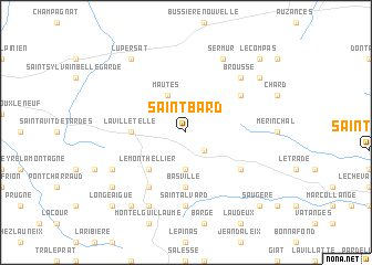 map of Saint-Bard