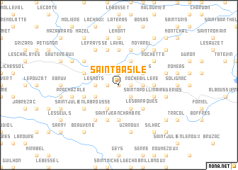 map of Saint-Basile